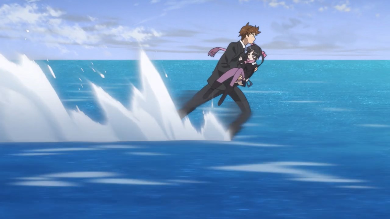 Ogawa running on water